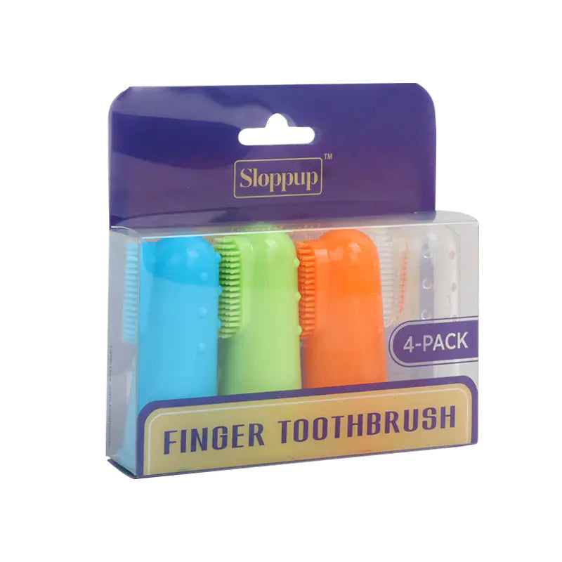 4pcs Easy Finger Toothbrush – Keep Your Pet’s Teeth Fresh