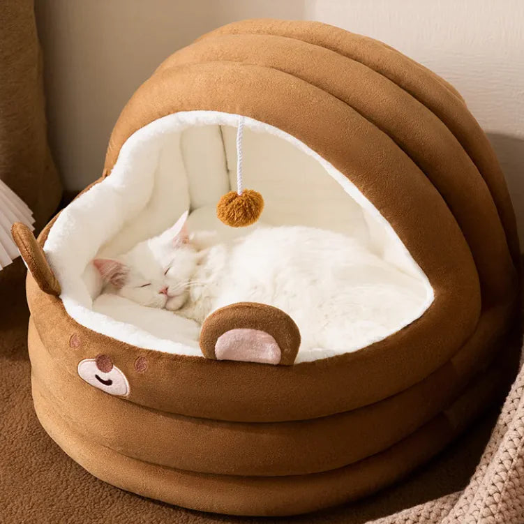 Comfy Cat Nest Bed – Your Kitty’s Favorite Sleep Spot!