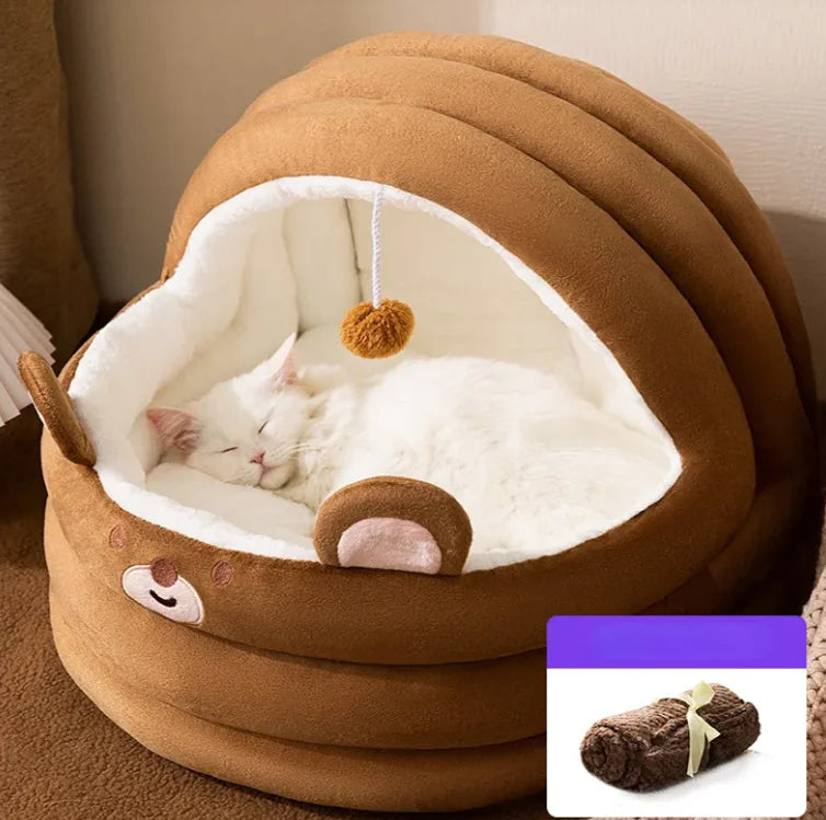 Comfy Cat Nest Bed – Your Kitty’s Favorite Sleep Spot!